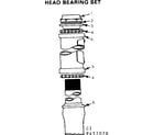 Sears 502457170 head bearing set diagram