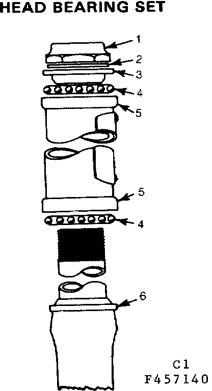 Head bearing set