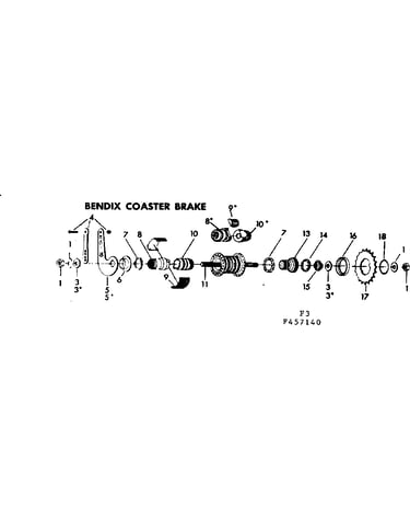 Bendix coaster brake