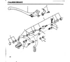 Sears 502457160 caliper brake diagram