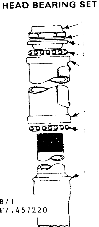 Head bearing set