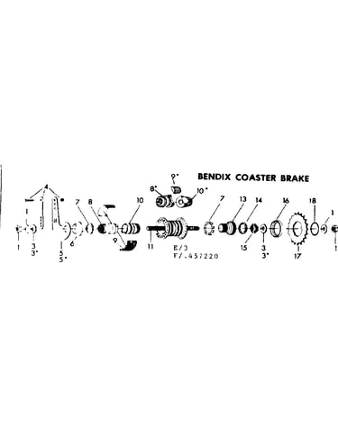 Bendix coaster brake