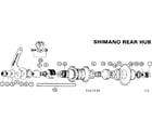 Sears 502457230 shimano rear hub diagram