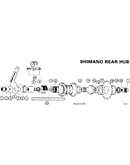 Shimano rear hub