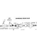 Shimano rear hub