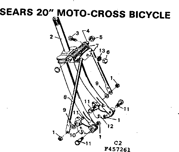 FORK AND SPRING ASSEMBLY