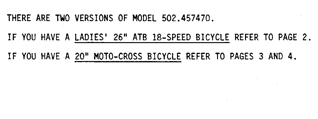 Model notes