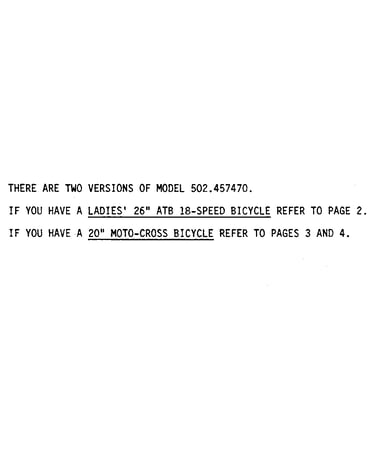 Model notes