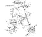Sears 502457269 frame assembly diagram
