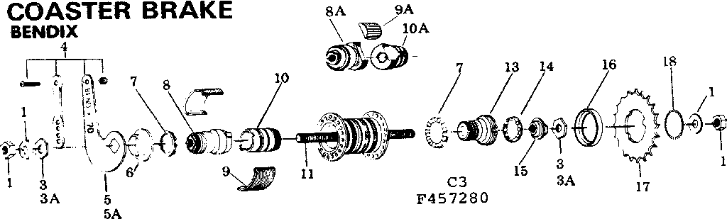 Shimano rear hub