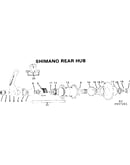 Shimano rear hub