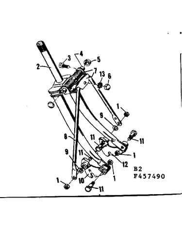 Fork and spring assembly
