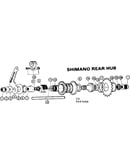 Shimano rear hub