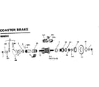 Sears 502457490 bendix coaster brake diagram