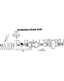 Shimano rear hub