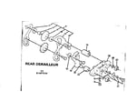 Sears 502457530 rear derailleur diagram