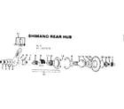 Sears 502457570 shimano rear hub diagram