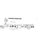 Shimano rear hub