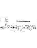 Shimano rear hub