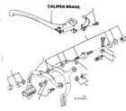 Sears 502459590 caliper brake diagram