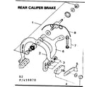 Sears 502459870 rear caliper brake diagram