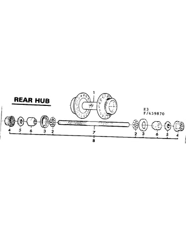 Rear hub