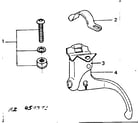 Sears 502459871 brake lever diagram