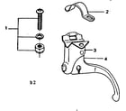 Sears 502459872 brake lever diagram