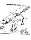 Front caliper brake