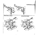 Sears 502459920 caliper brake & lever diagram