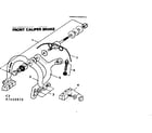 Sears 502459970 front caliper brake diagram