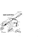Front caliper brake