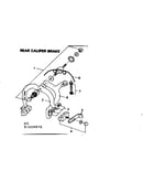 Rear caliper brake