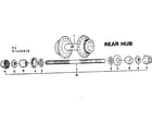 Sears 502459970 rear hub diagram