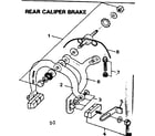 Sears 502459971 rear caliper brake diagram