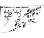 Sears 502472252 caliper brake diagram