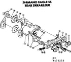 Sears 502472253 shimano eagle ss rear derailleur diagram