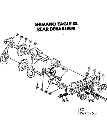 Shimano eagle ss rear derailleur
