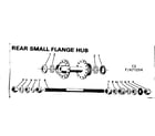 Sears 502472254 rear small flange hub diagram