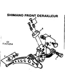 Shimano front derailleur