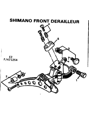 Shimano front derailleur