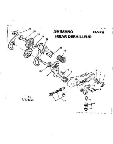 Shimano front derailleur