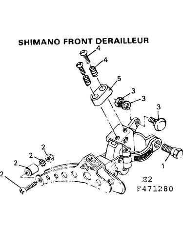 Shimano front derailleur
