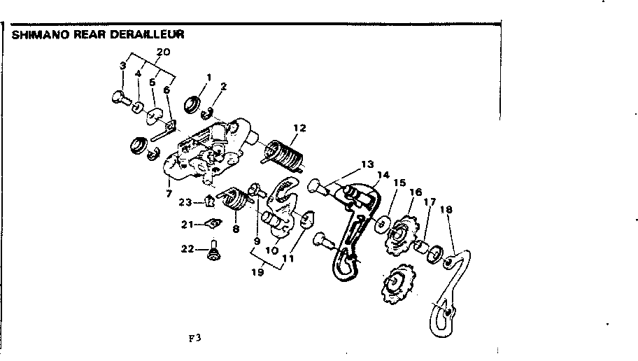 Shimano rear derailleur