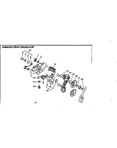 Shimano rear derailleur