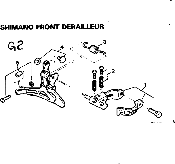 Shimano front derailleur