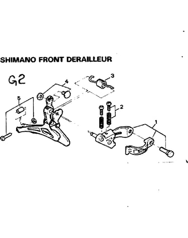 Shimano front derailleur