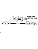 Rear small flange hub