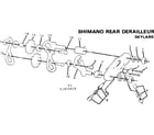 Sears 502472010 shimano rear derailleur diagram