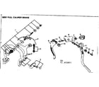 Sears 502472011 caliper brake diagram